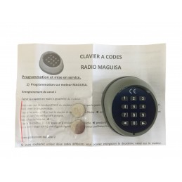 Clavier radio à codes numériques, digicode sans fil, MAGUISA