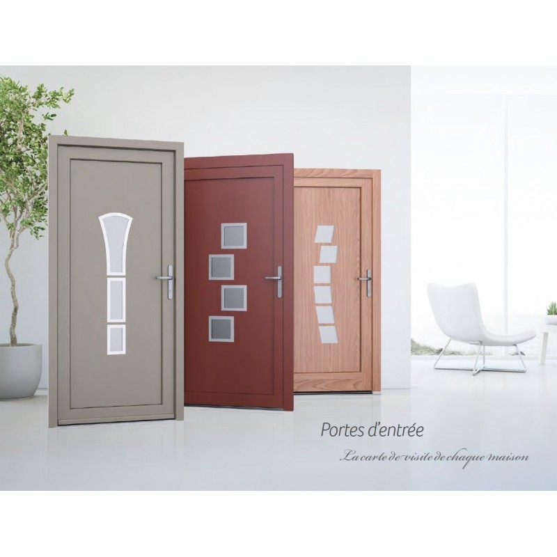 Porte d'entrée PVC