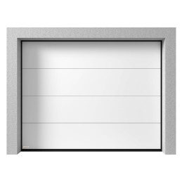 Porte de garage sectionnelle Sans ligne