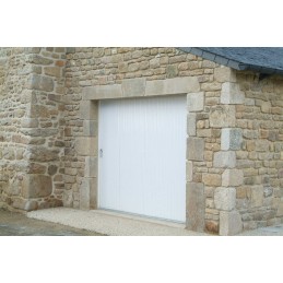 Porte de garage coulissante en PVC