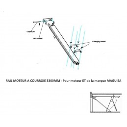RAIL MOTEUR A COURROIE...