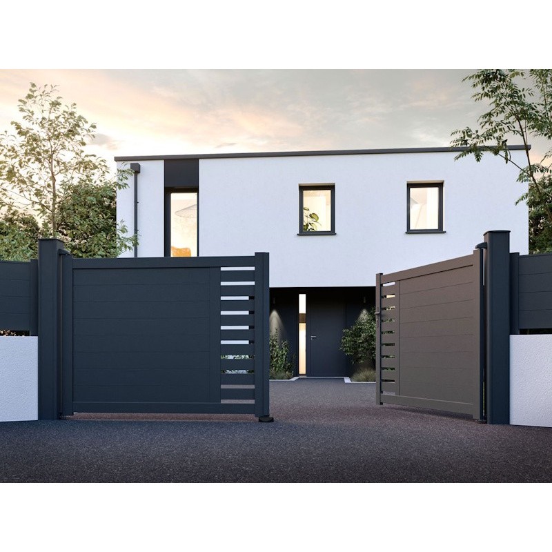 Configurateur de portail et clôture aluminium - Gamme Light